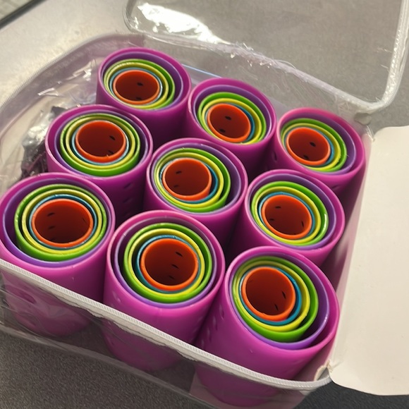 Conair Magnetic Rollers plastic vented curlers rollers w/ clips - Picture 11 of 14